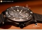 BREITLING SUPEROCEAN 2824 AUTO BLACK PVD CASE WITH BLACK DIAL AND BLACK RUBBER STRAP - 1:1 ORIGIANL (GF)