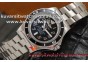 BREITLING SUPEROCEAN SS/SS  BLACK/ WHITE. A2813
