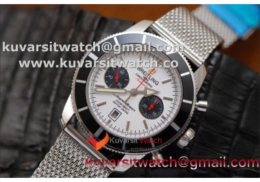 BREITLING SUPEROCEAN HERITAGE CHRONO 125TH SS/WHITE. A7750