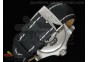 Avenger Seawolf V2 SS Black Dial on Black Leather Strap Swiss 2836-2
