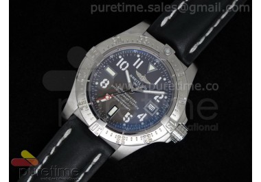 Avenger Seawolf V2 SS Grey Dial on Black Leather Strap Swiss 2836-2