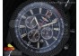 Bentley Barnato Chrono PVD Black Dial on Black Leather Strap A7750