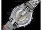 Bentley Barnato Chrono SS White Dial Black Subdials on Bracelet A7750