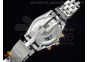 Chronomat B01 V1 SS/RG Red Dial Roman Markers on Bracelet A7750