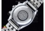 Chronomat B01 V1 SS Carbon Black Dial Stick Markers on Bracelet A7750