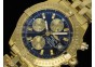 Chronomat Evolution Chrono YG Black Dial on YG Bracelet A7750