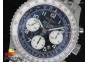 Navitimer 01 SS Black Dial Arabic Numerals Markers on SS Bracelet A7750