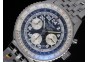 Navitimer Cosmonaute Stainless Steel Blue Dial SS Bracelet A7750