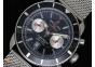 SuperOcean Heritage Chrono 125th Limited Edition SS Black Dial on Mesh Bracelet