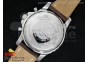 Chronospace Automatic 47mm SS White Dial on Brown Leather Strap A7750